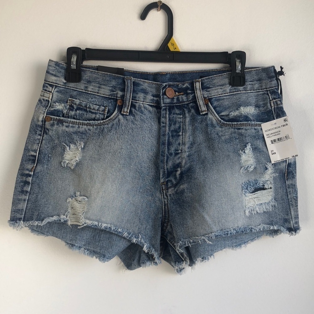 Blank NYC Distressed jean Shorts